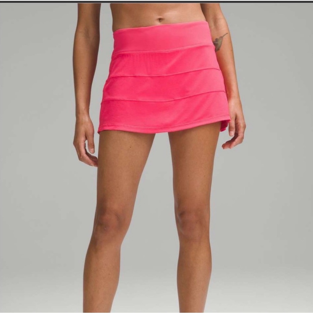 Lululemon Pace Rival Skirt - Long in Lip Gloss Pink, Size 8